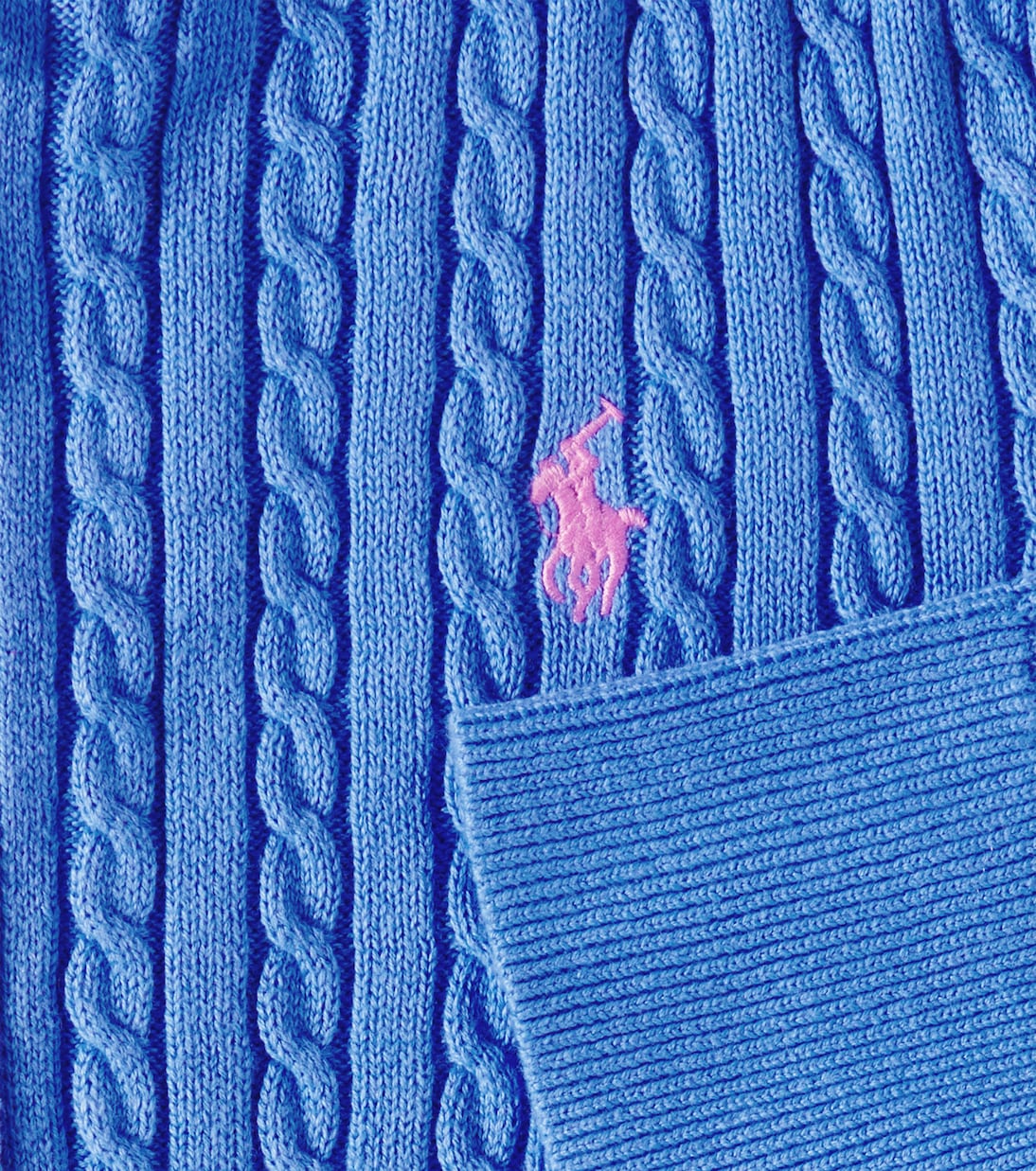 Pullover in cotone a trecce con cappuccio | Polo Ralph Lauren Kids