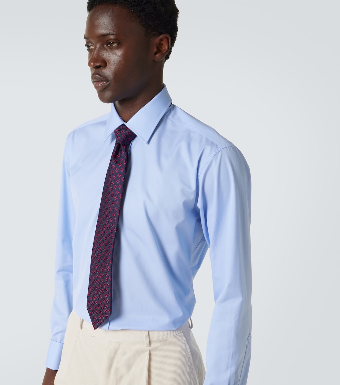 Camisa en popelín de algodón | Charvet