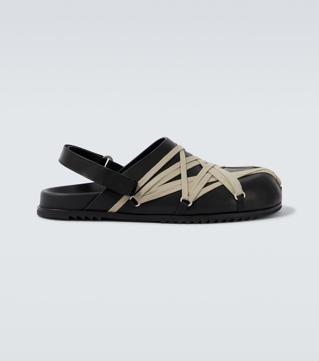 Megalace Mule leather clogs | Rick Owens