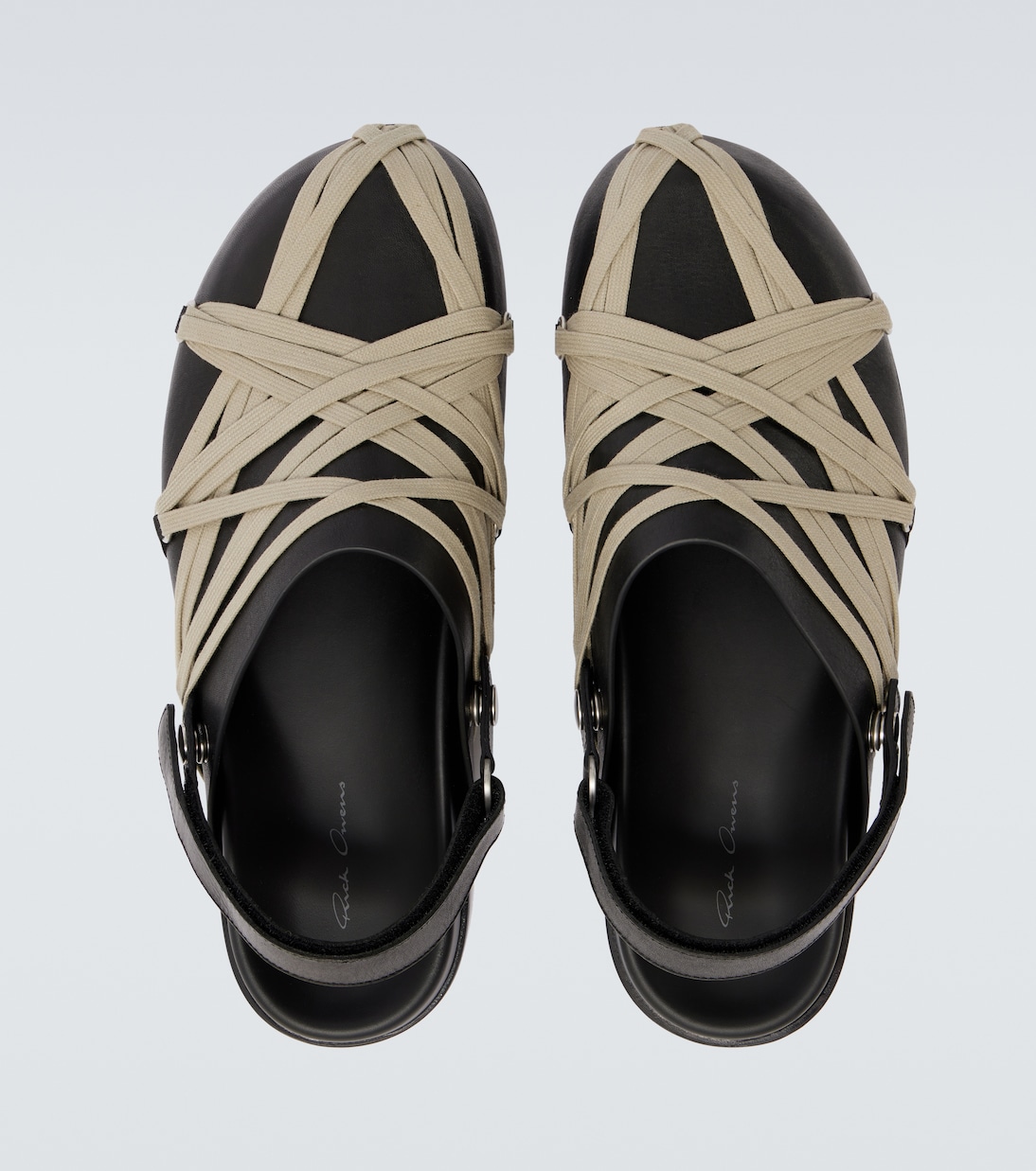 Megalace Mule leather clogs | Rick Owens