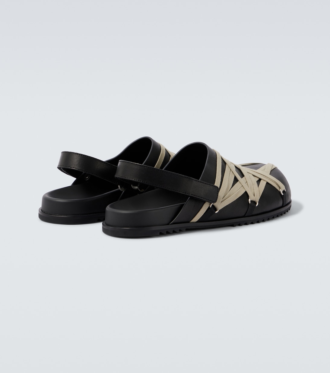 Megalace Mule leather clogs | Rick Owens