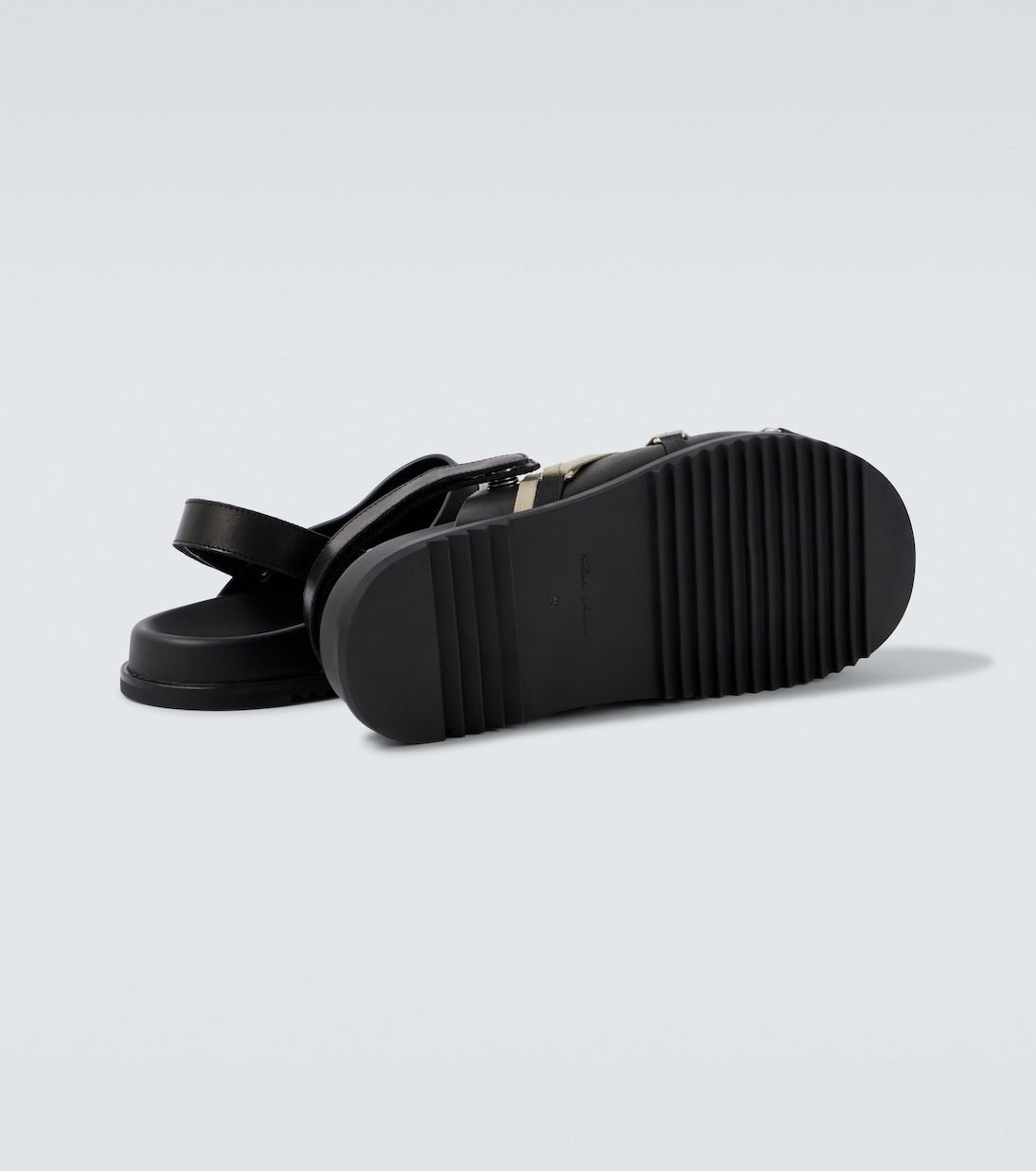 Megalace Mule leather clogs | Rick Owens