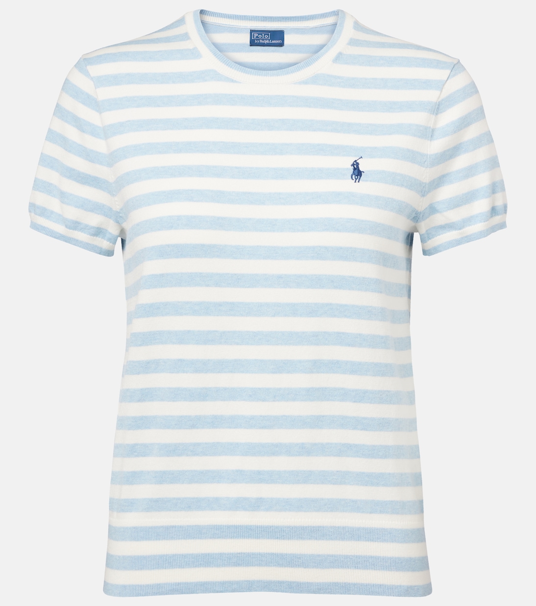 T-shirt in misto cotone a coste | Polo Ralph Lauren