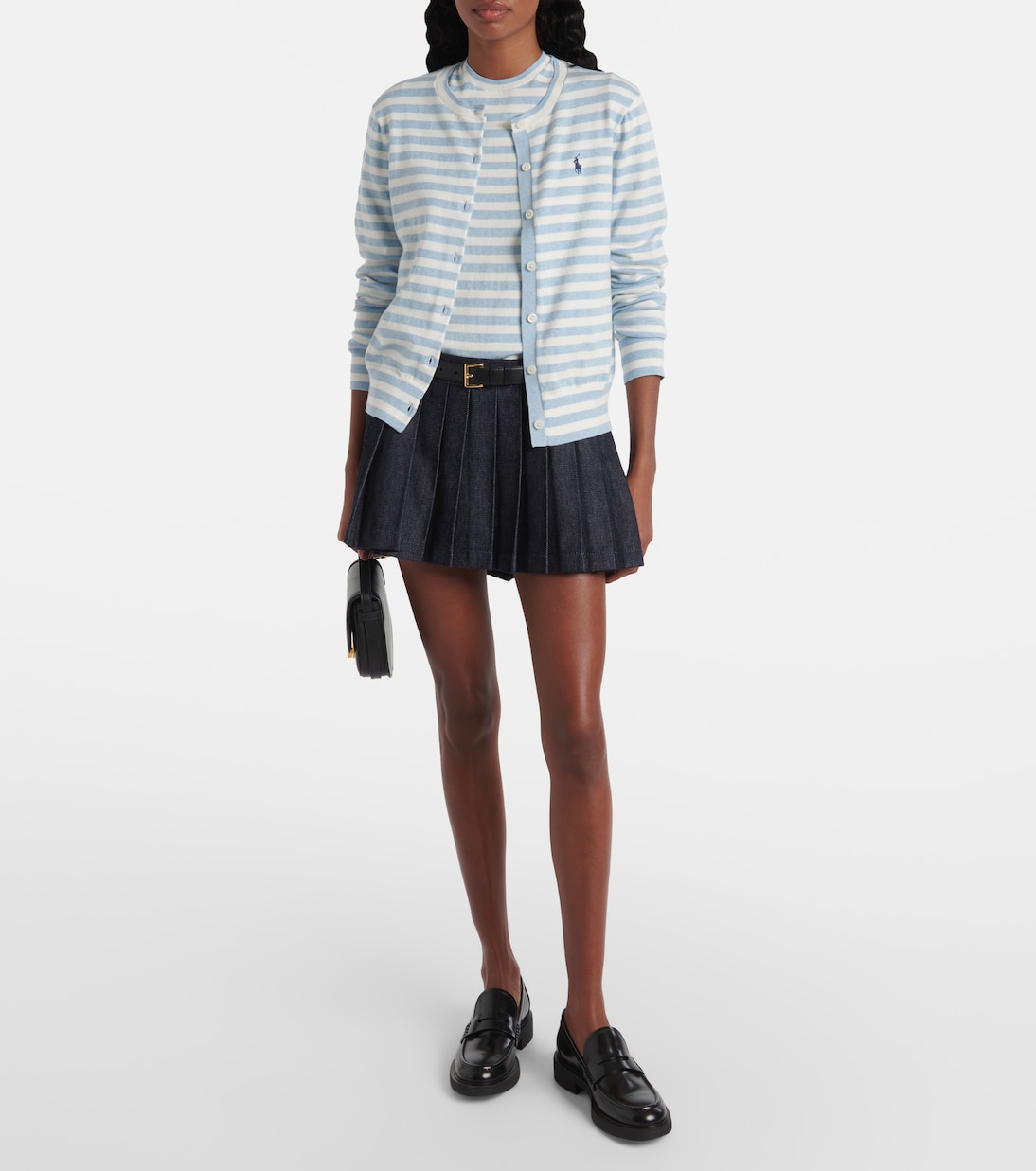 T-shirt in misto cotone a coste | Polo Ralph Lauren