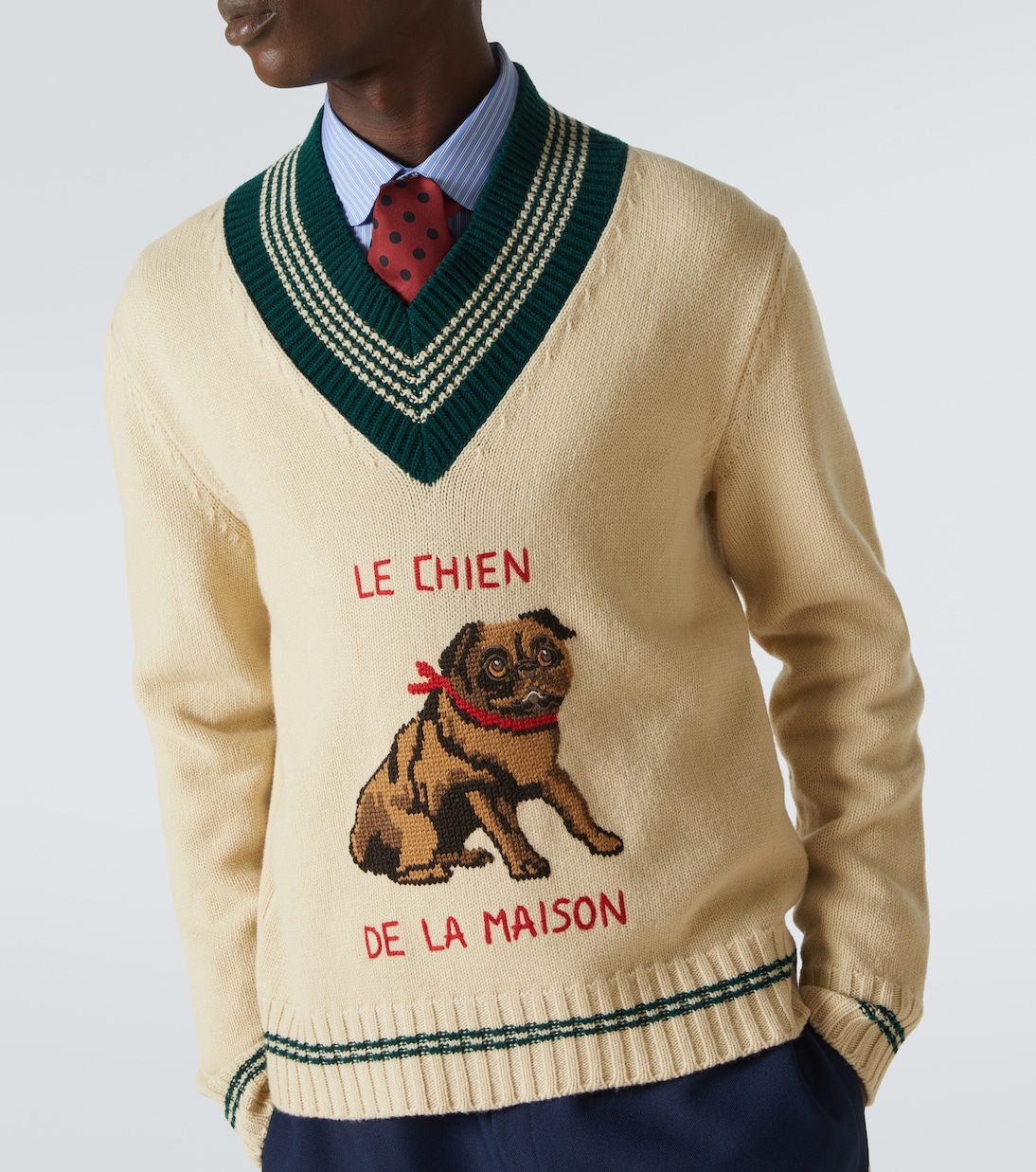Wool jacquard sweater | Valentino