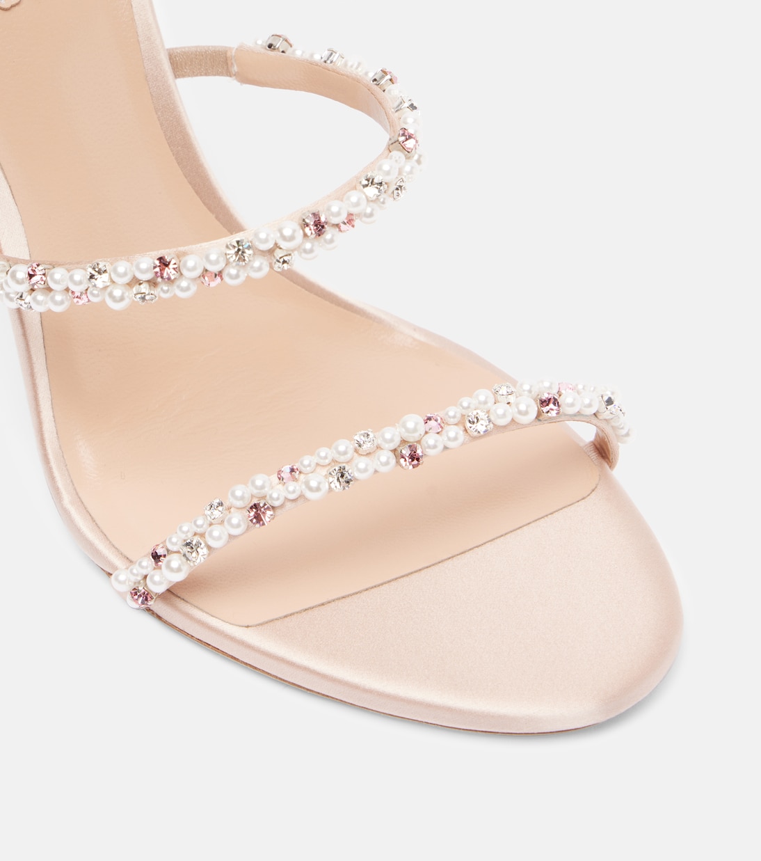 Cleo 105 embellished satin sandals | Rene Caovilla