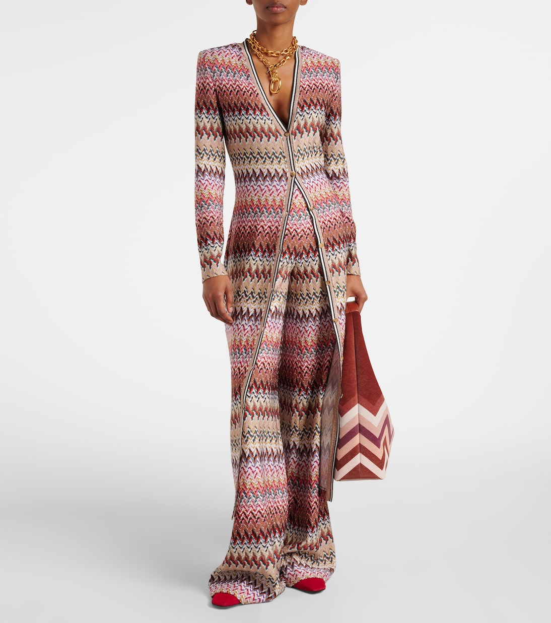 Zigzag maxi dress | Missoni