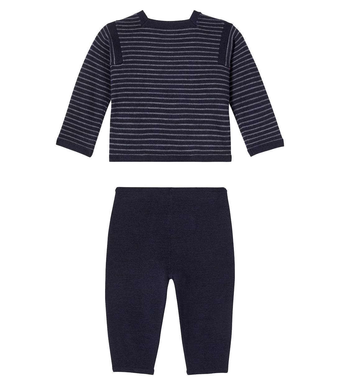 Baby Joe striped wool sweater and pants set | Bonpoint