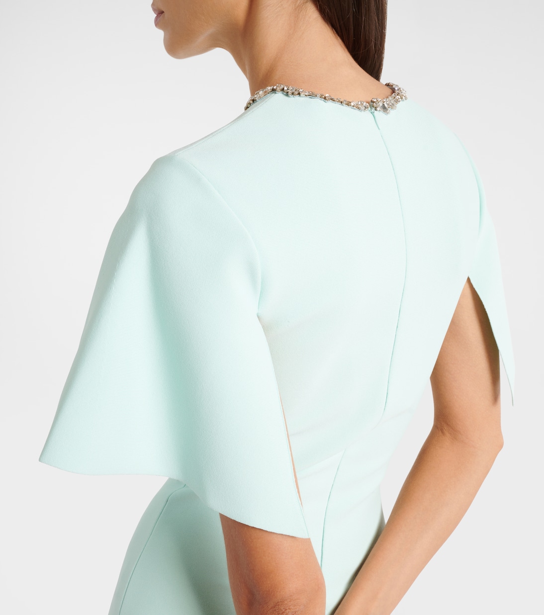 Embellished crêpe cocktail dress | McQueen