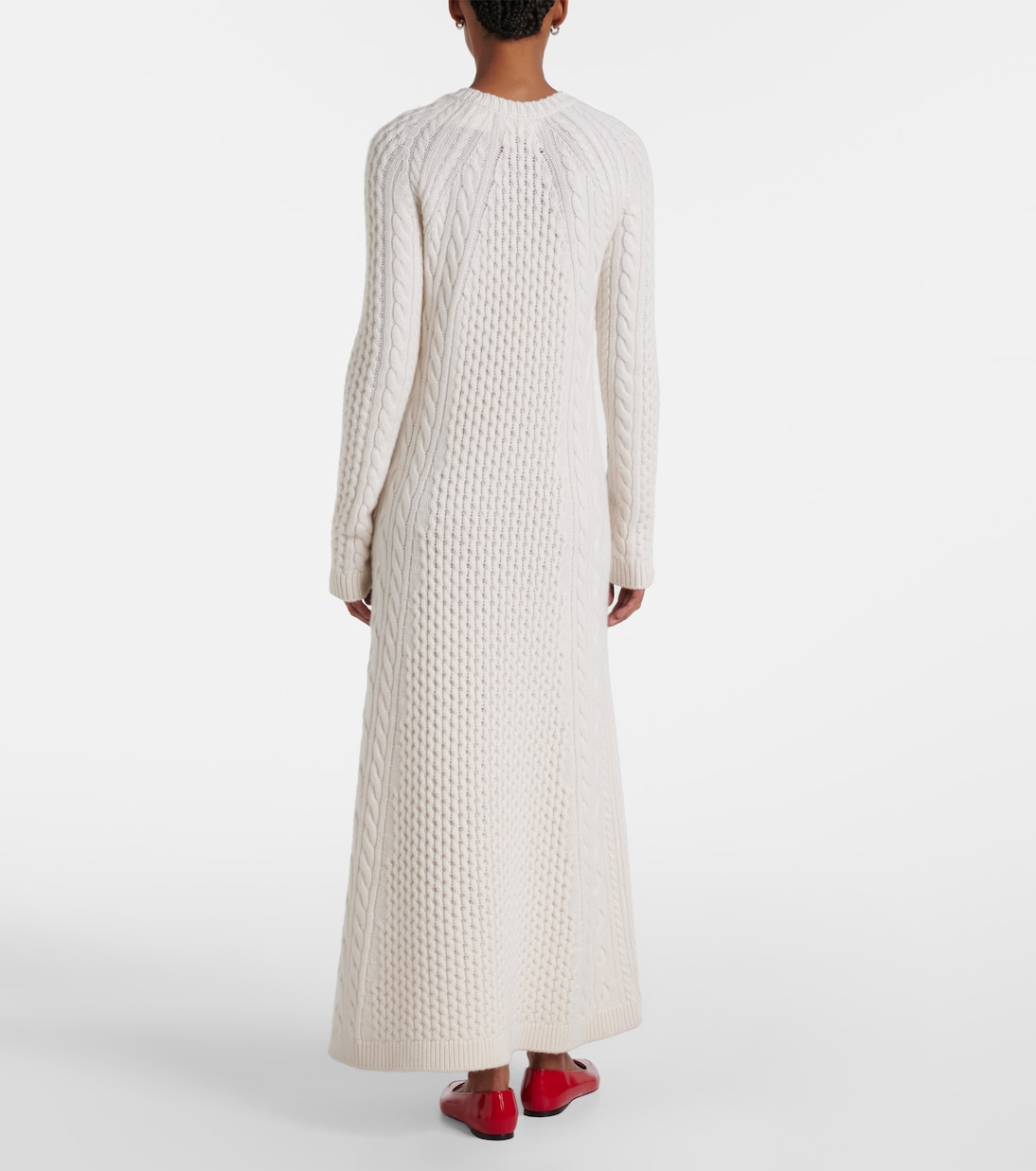 Nyla cable-knit cashmere maxi dress | Lisa Yang