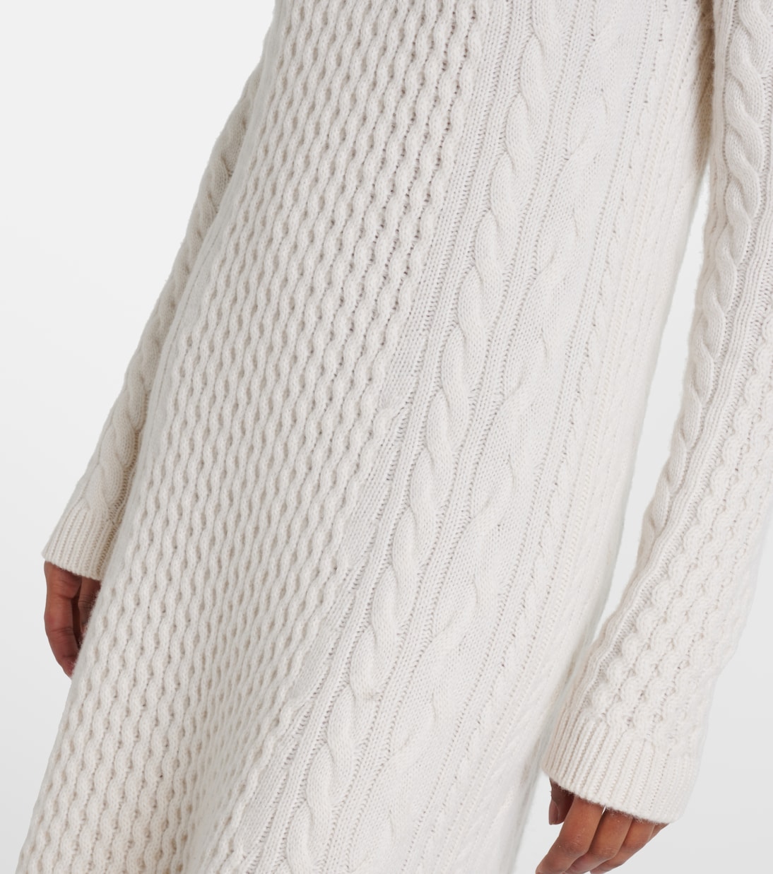 Nyla cable-knit cashmere maxi dress | Lisa Yang