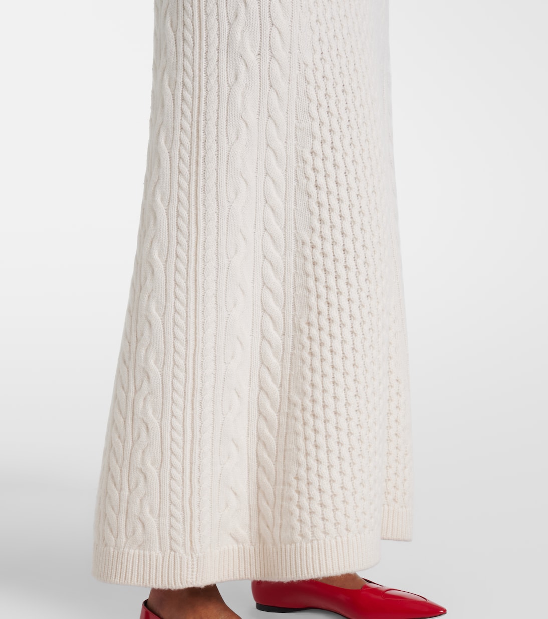 Nyla cable-knit cashmere maxi dress | Lisa Yang