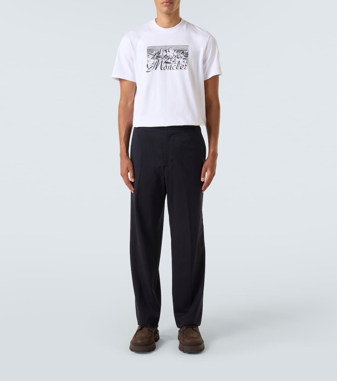 Camiseta de jersey de algodón con logo | Moncler