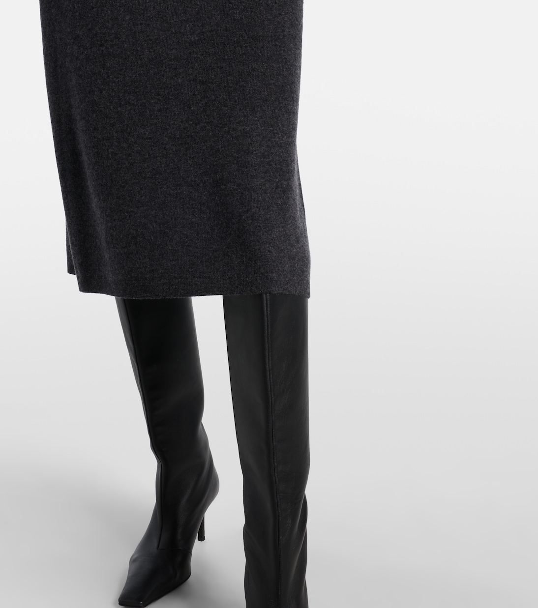 Abito a portafoglio in lana e cashmere | Jardin des Orangers