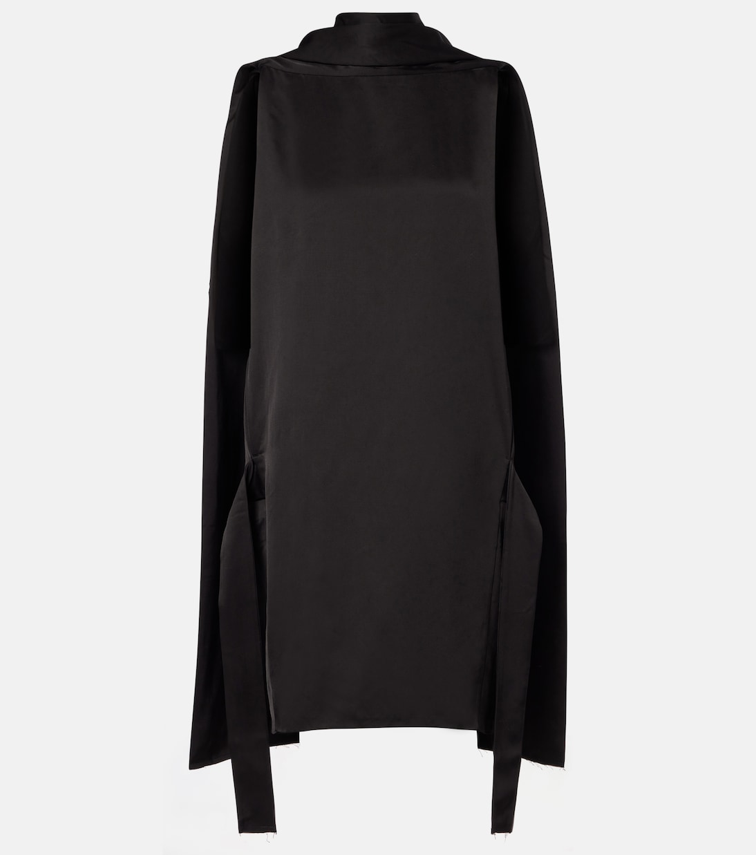 Cocoon deconstructed satin minidress | Toteme