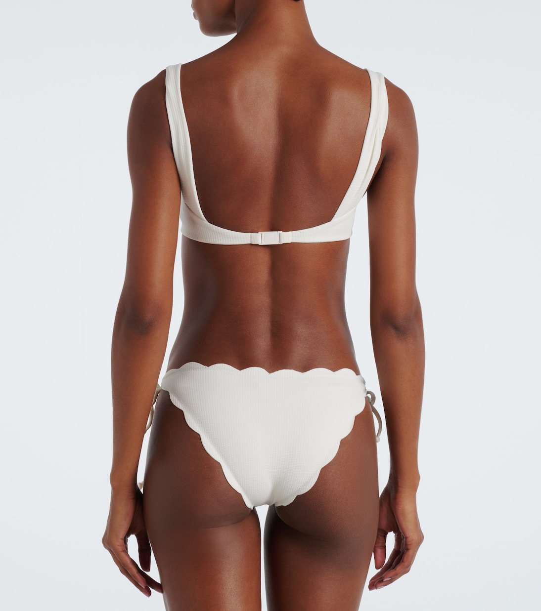 North scalloped bikini top | Marysia