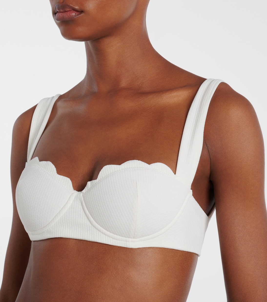 North scalloped bikini top | Marysia