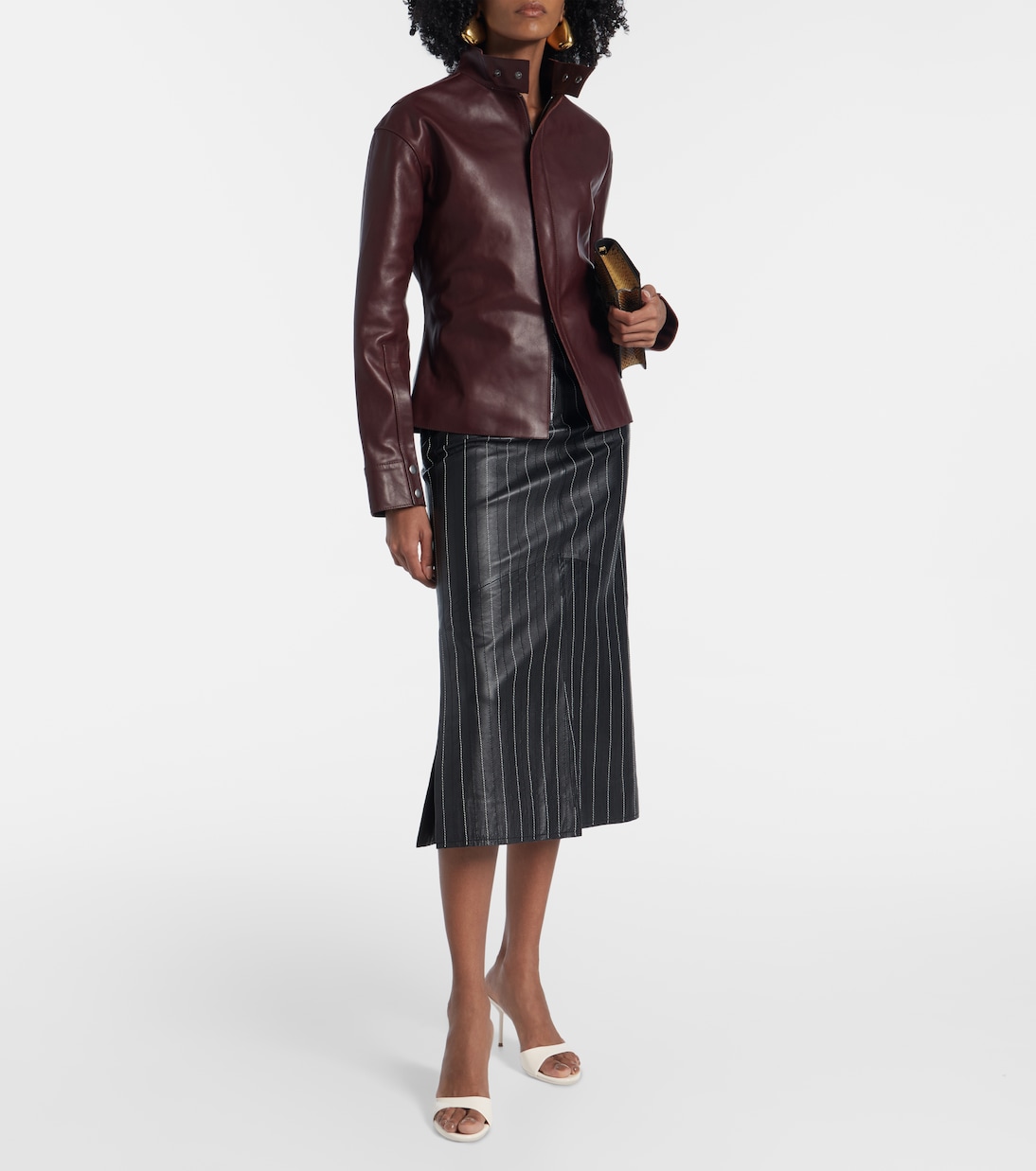 Mules Lidia 70 en cuir verni | Paris Texas