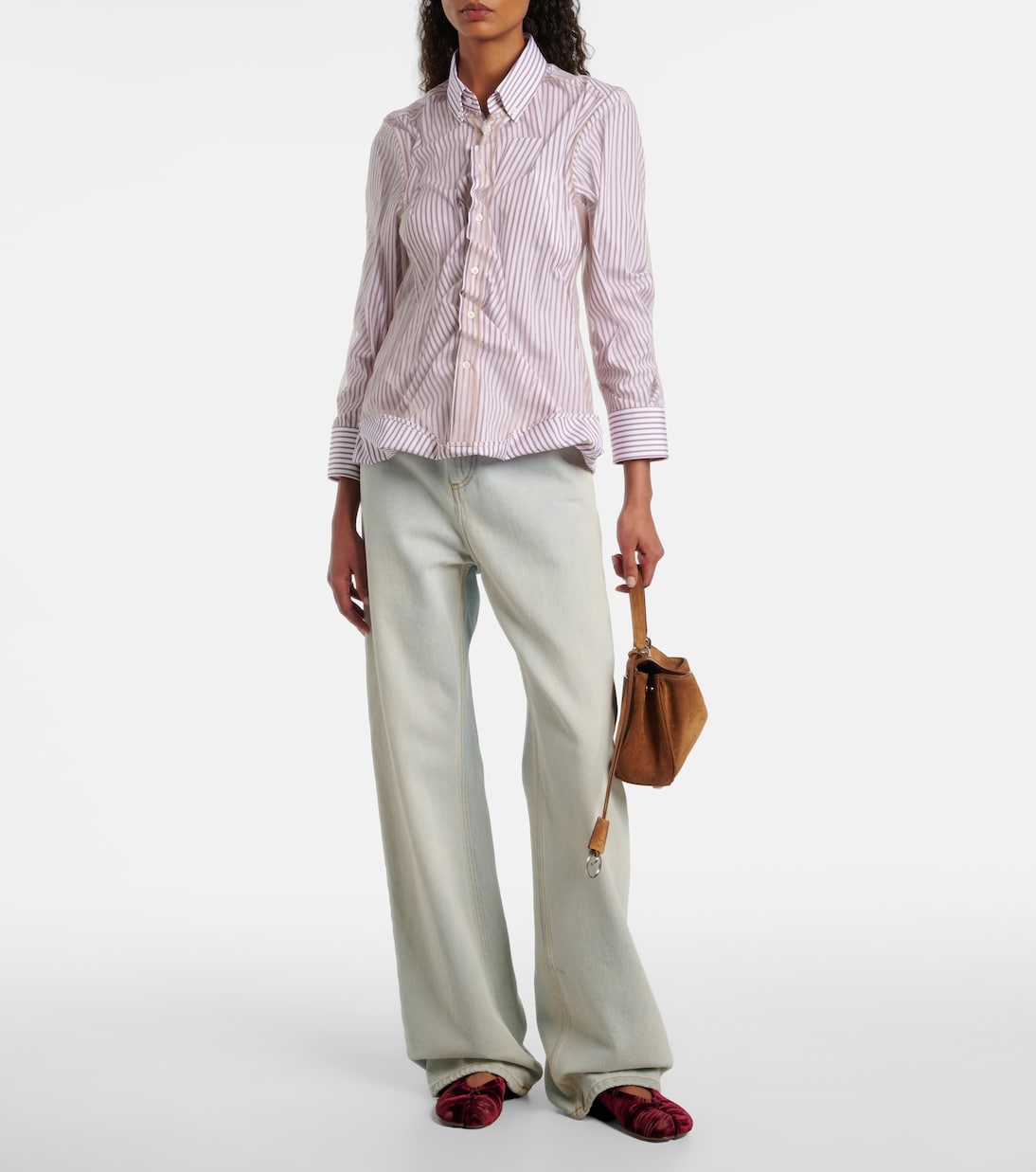 Chemise rayée en coton | Maison Margiela