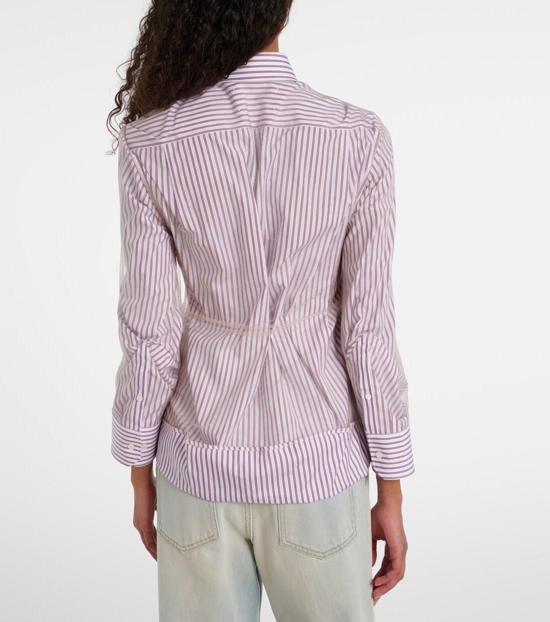 Chemise rayée en coton | Maison Margiela