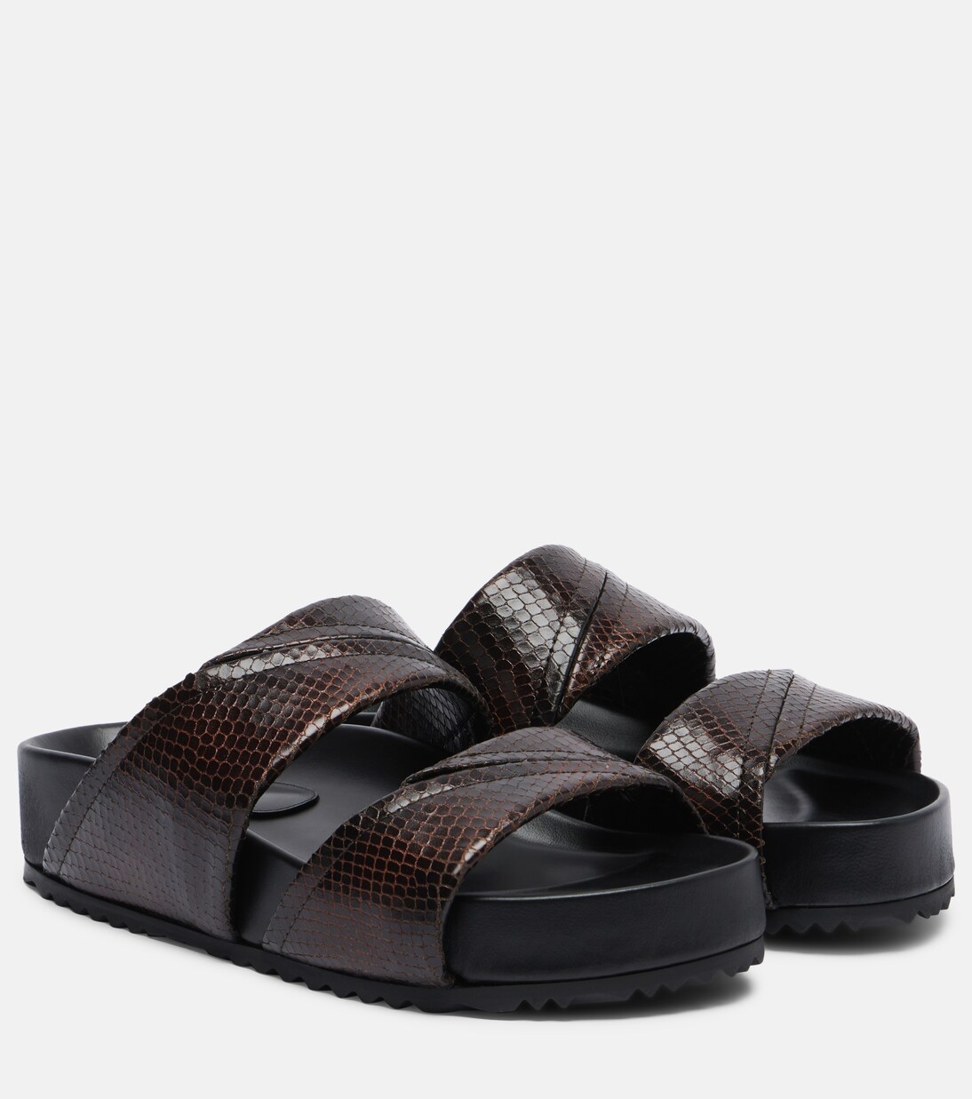 Leather platform sandals | Dries Van Noten
