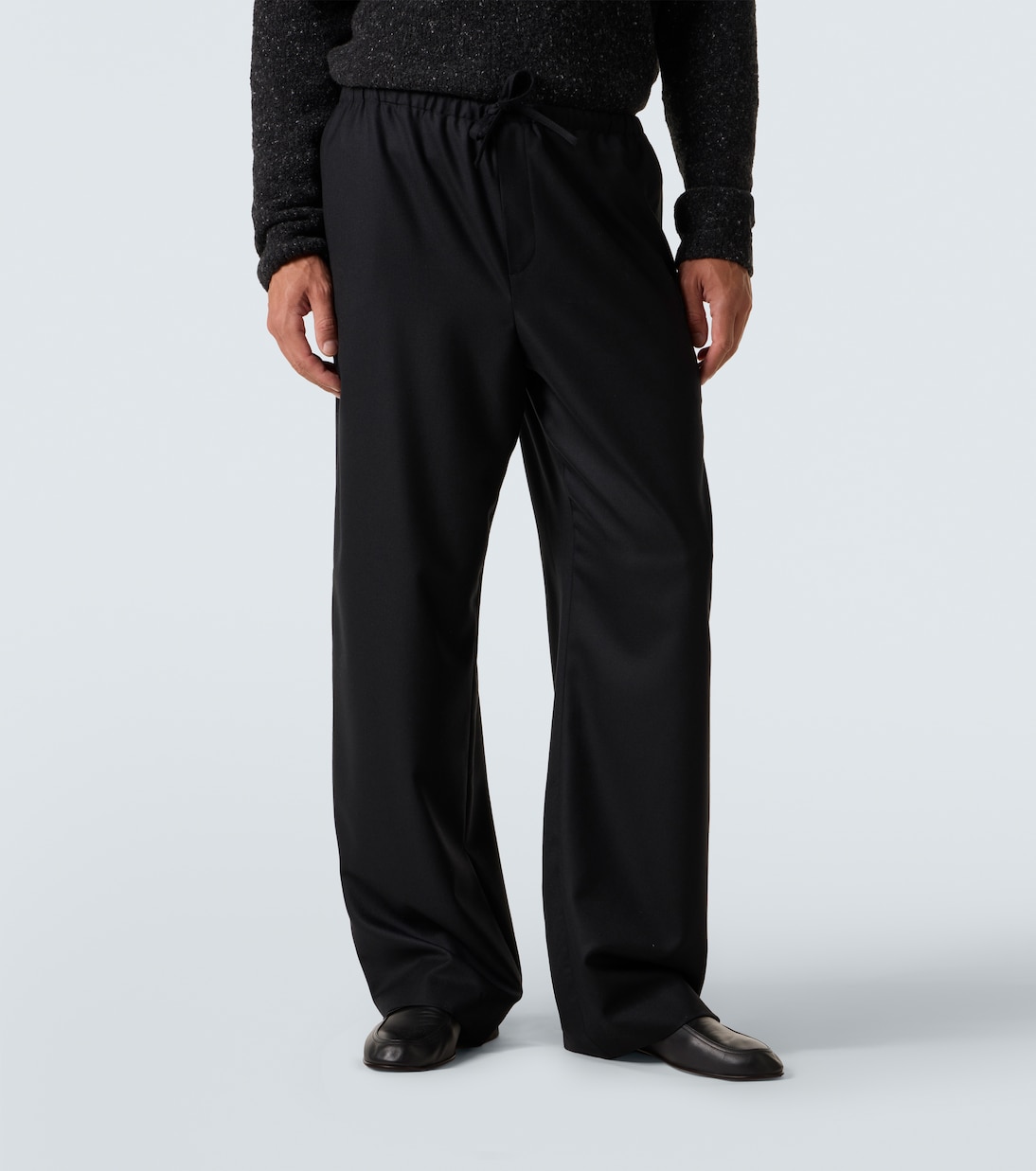 Pantalon ample Xon en laine vierge | The Row