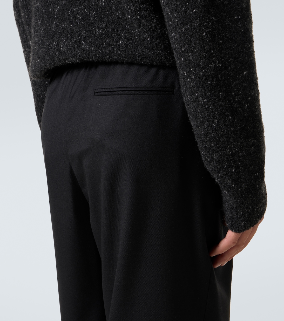 Pantalon ample Xon en laine vierge | The Row