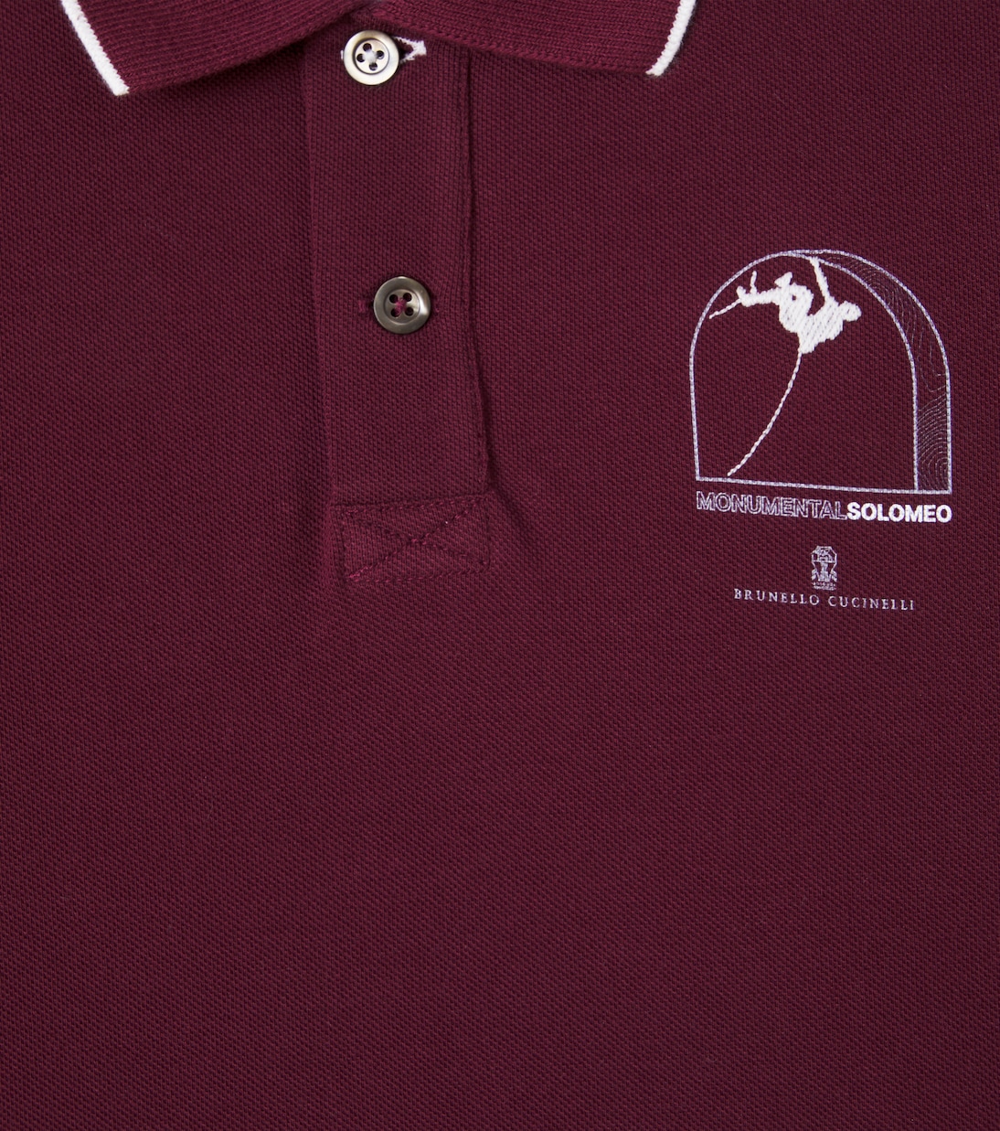 Polopullover aus Baumwoll-Piqué | Brunello Cucinelli Kids