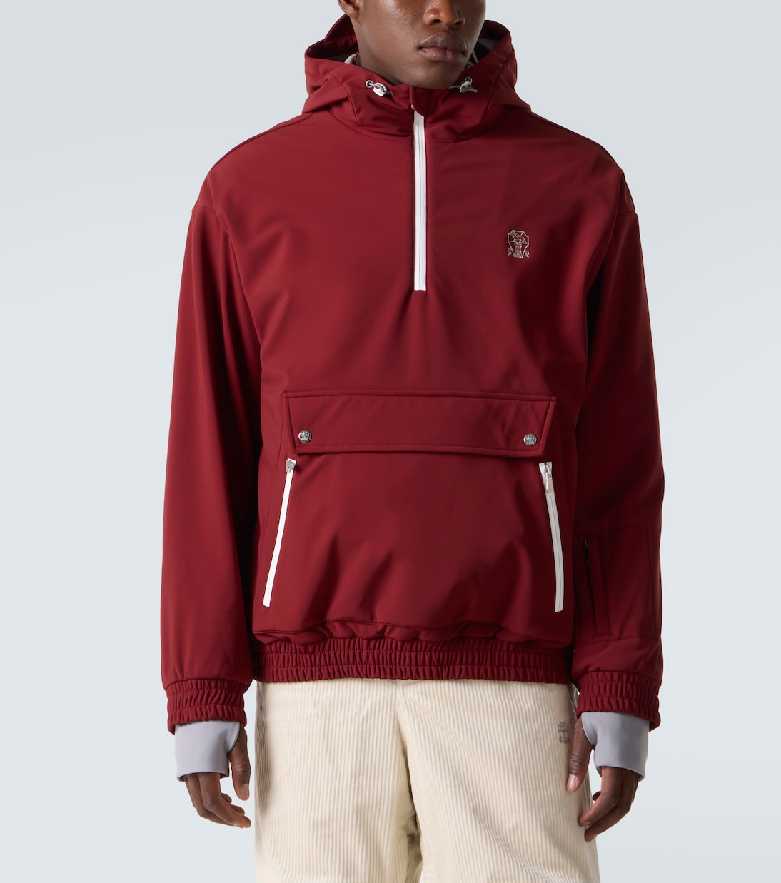 Half-zip ski jacket | Brunello Cucinelli