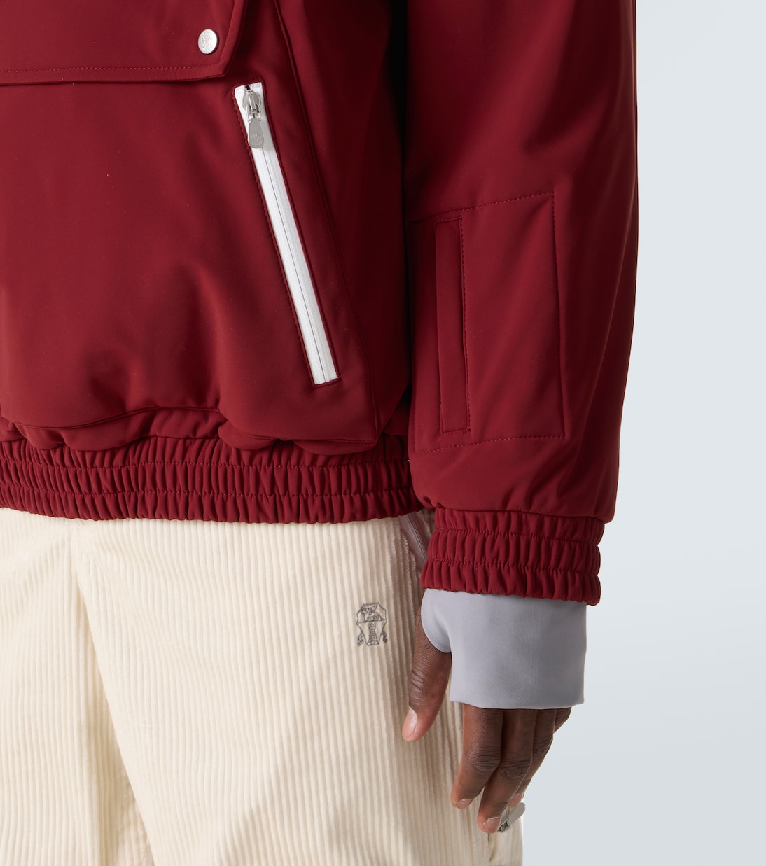 Half-zip ski jacket | Brunello Cucinelli