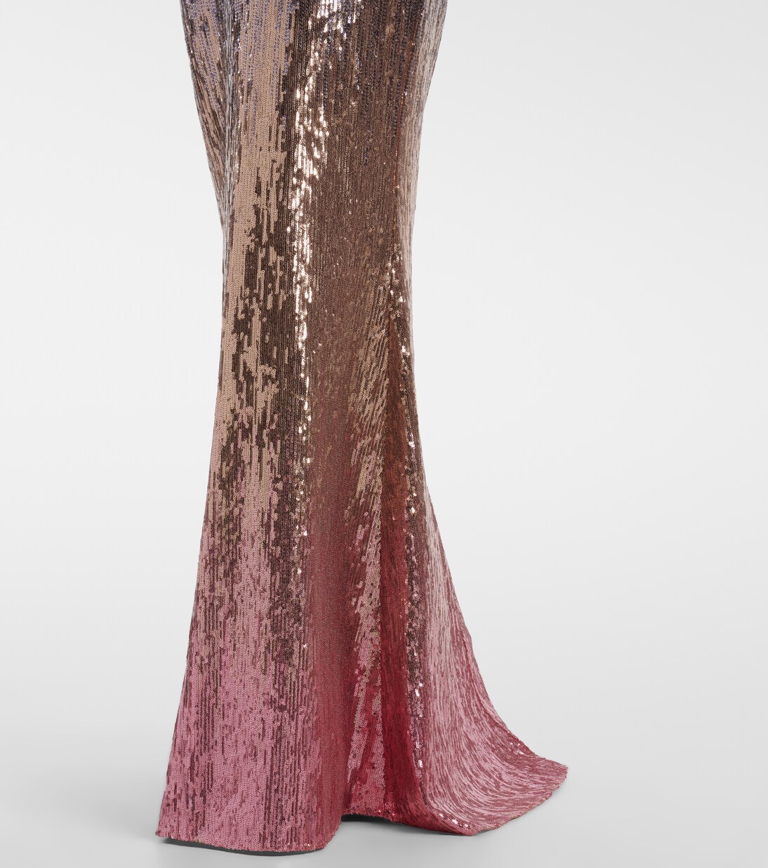 Ombré sequined belted gown | Elie Saab