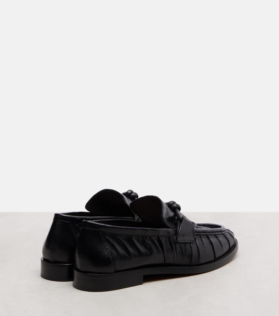 Astaire Knot leather loafers | Bottega Veneta