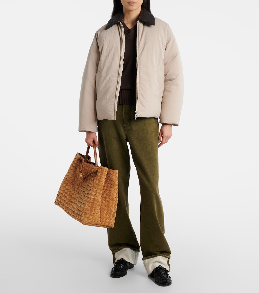 Astaire Knot leather loafers | Bottega Veneta