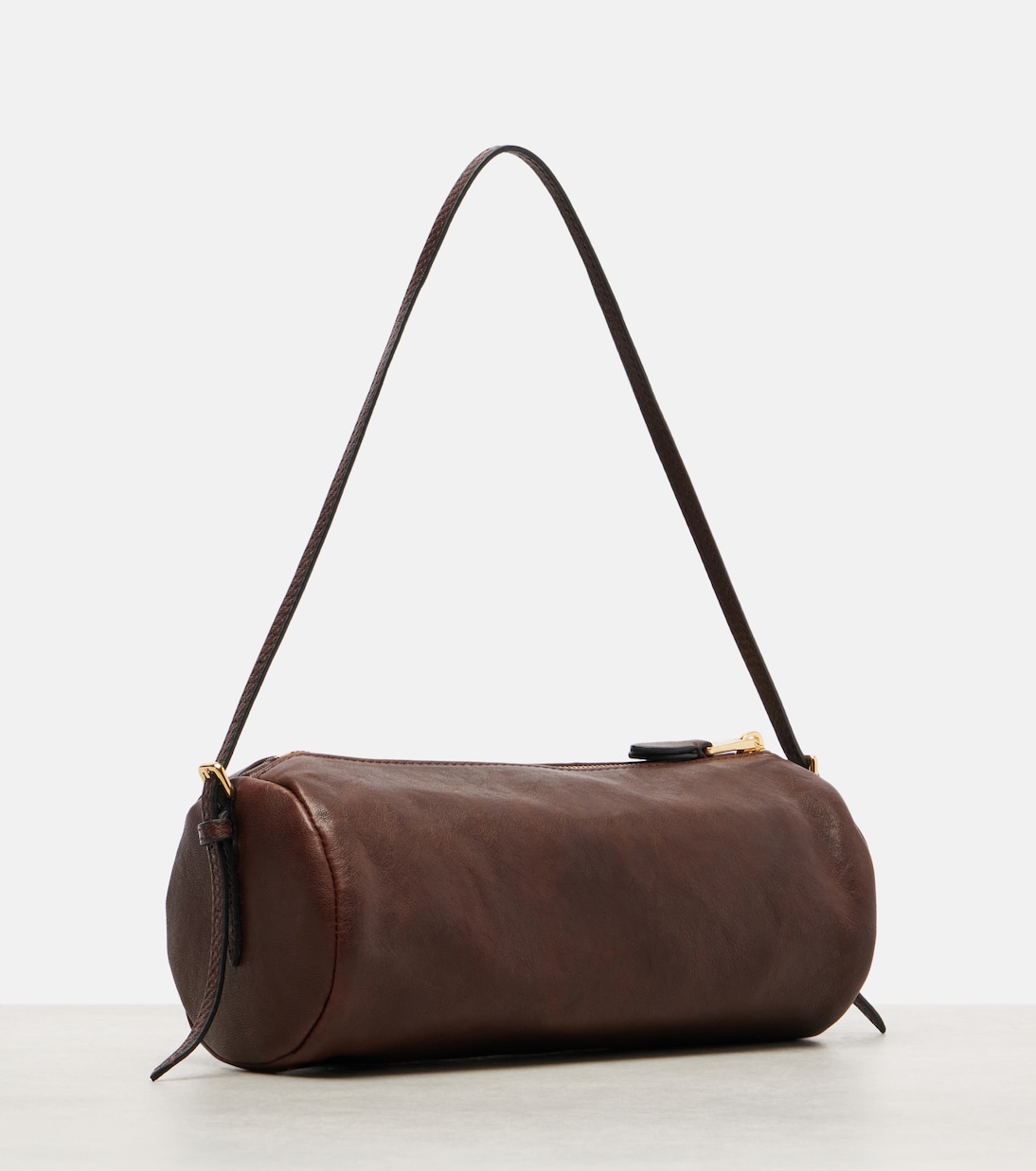 Logo leather shoulder bag | Miu Miu