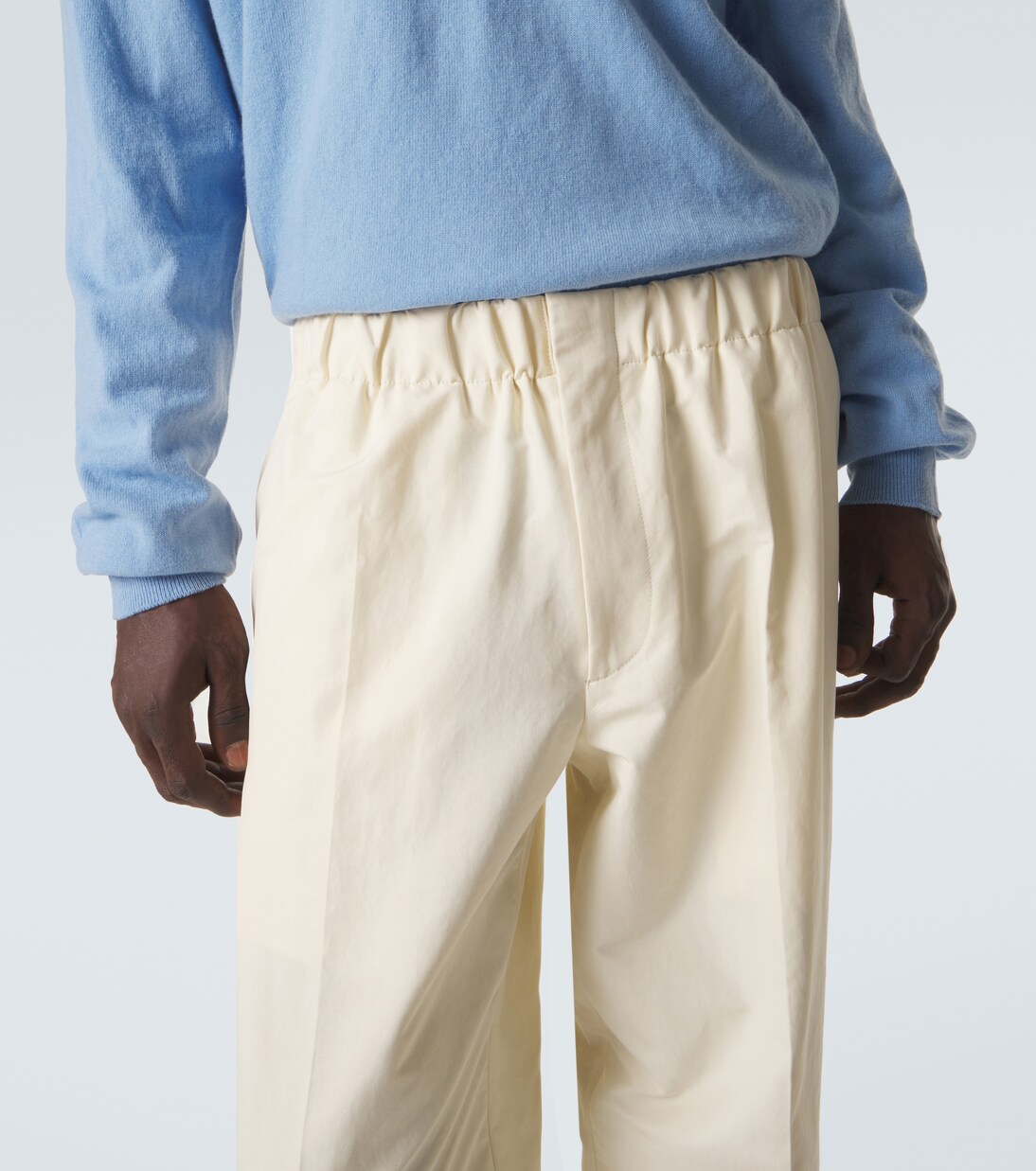 Cotton tapered pants | Jil Sander
