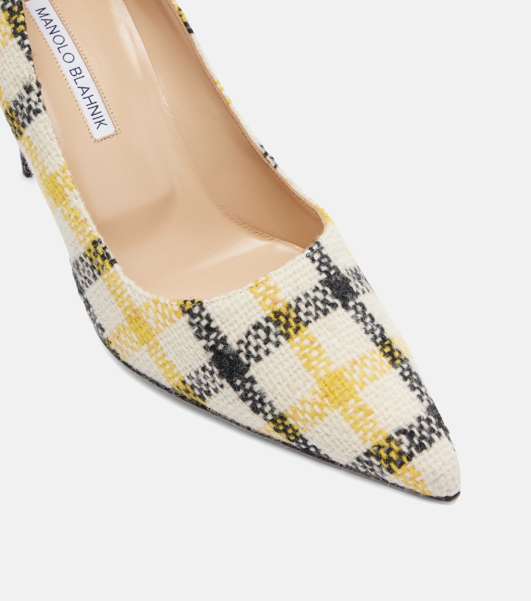 BB 90 checked pumps | Manolo Blahnik