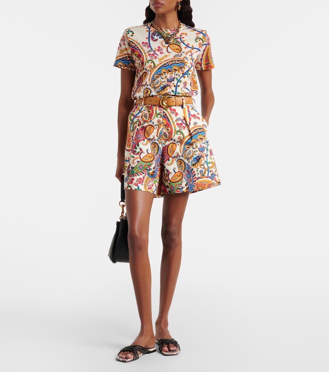 Paisley cotton T-shirt | Etro