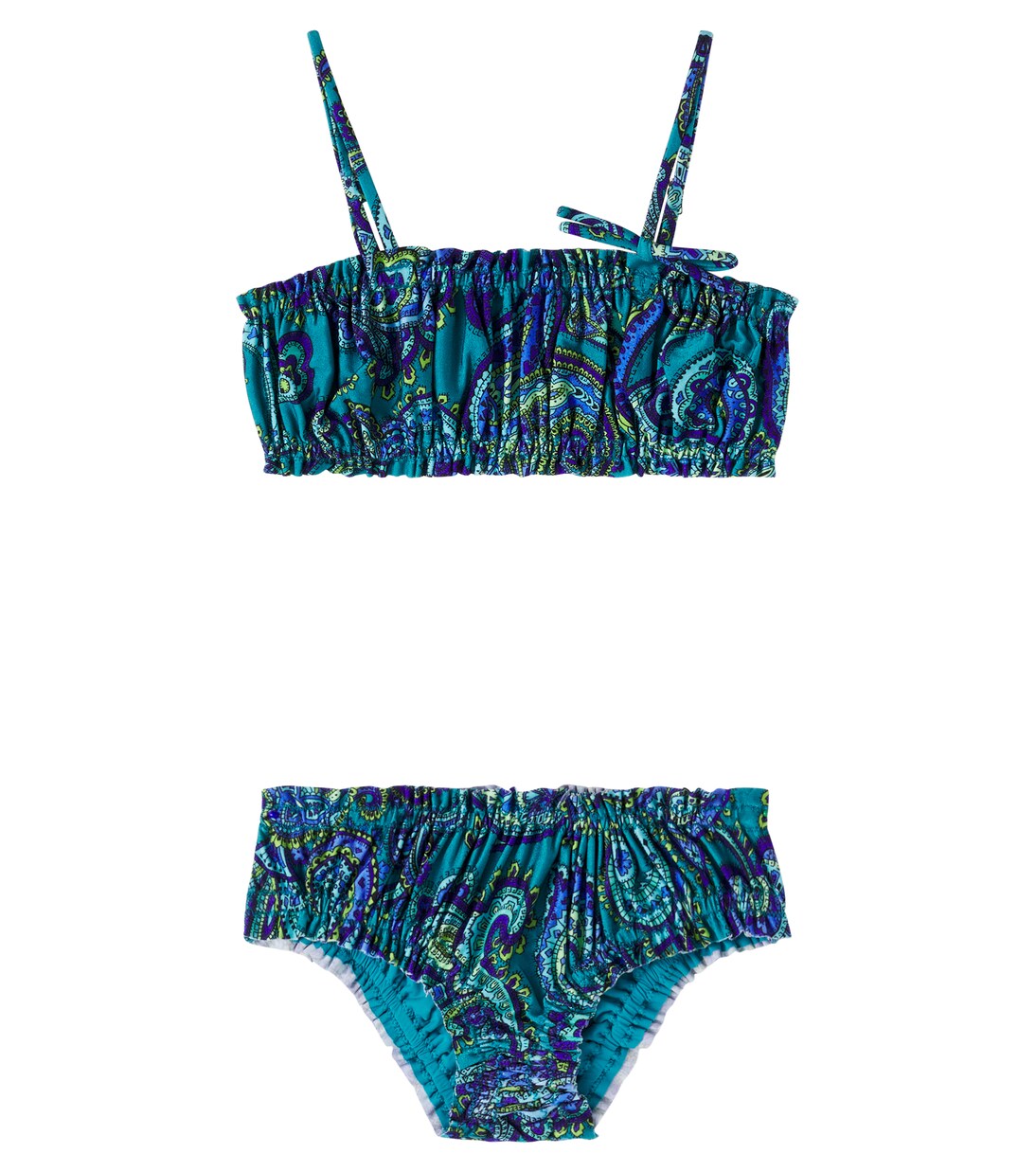 Paisley ruched bikini | Zimmermann Kids