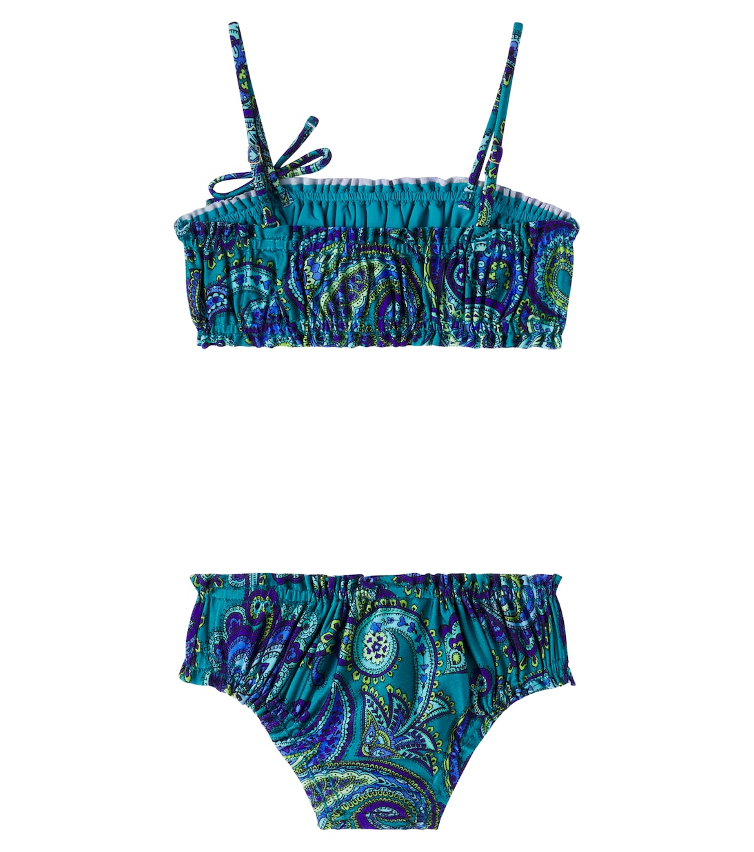 Paisley ruched bikini | Zimmermann Kids