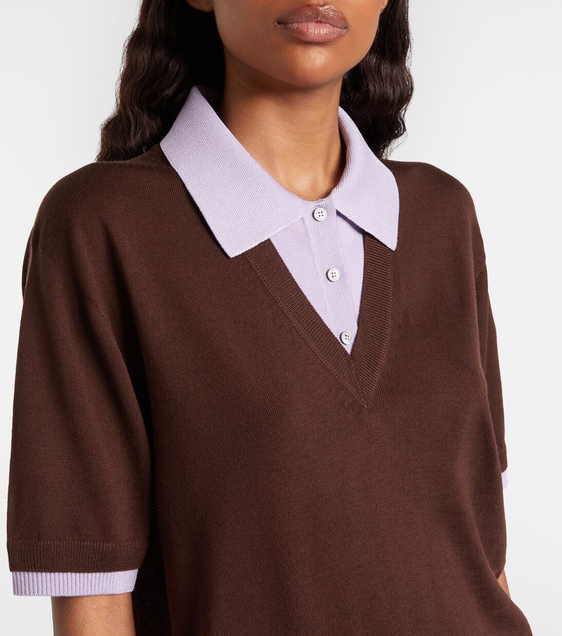 Virgin wool polo shirt | Moncler