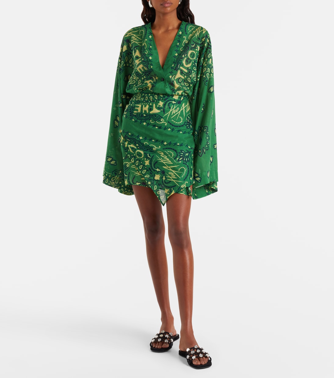 Robe Bandana en coton | The Attico