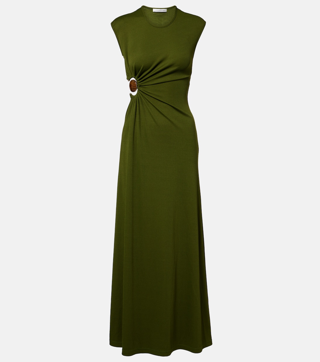 Mineral Stone embellished jersey maxi dress | Christopher Esber