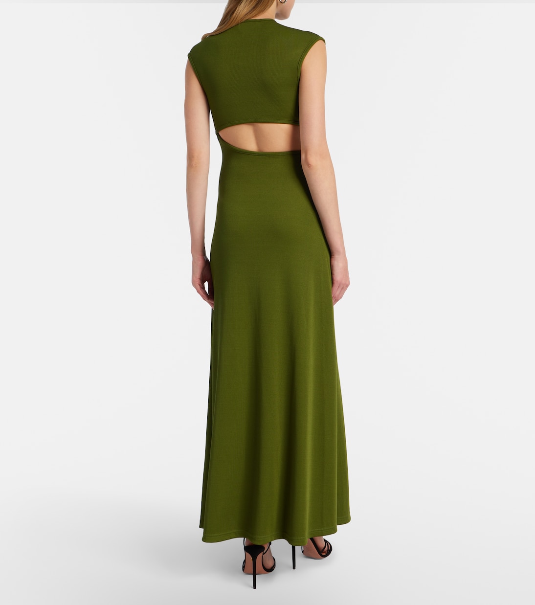 Mineral Stone embellished jersey maxi dress | Christopher Esber