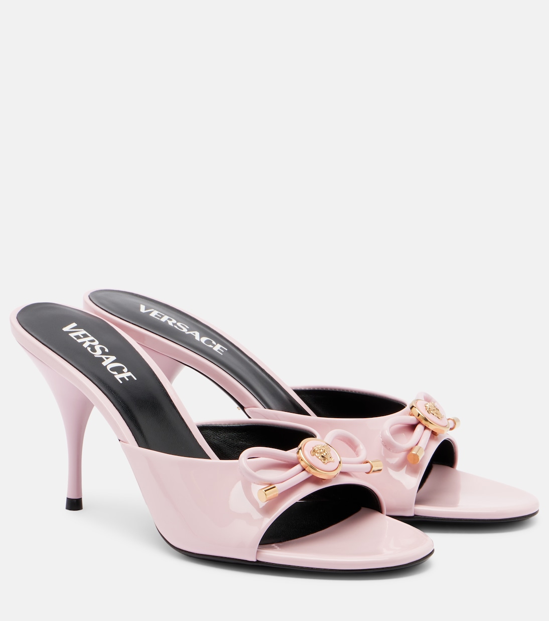 Opera 85 patent leather mules | Versace