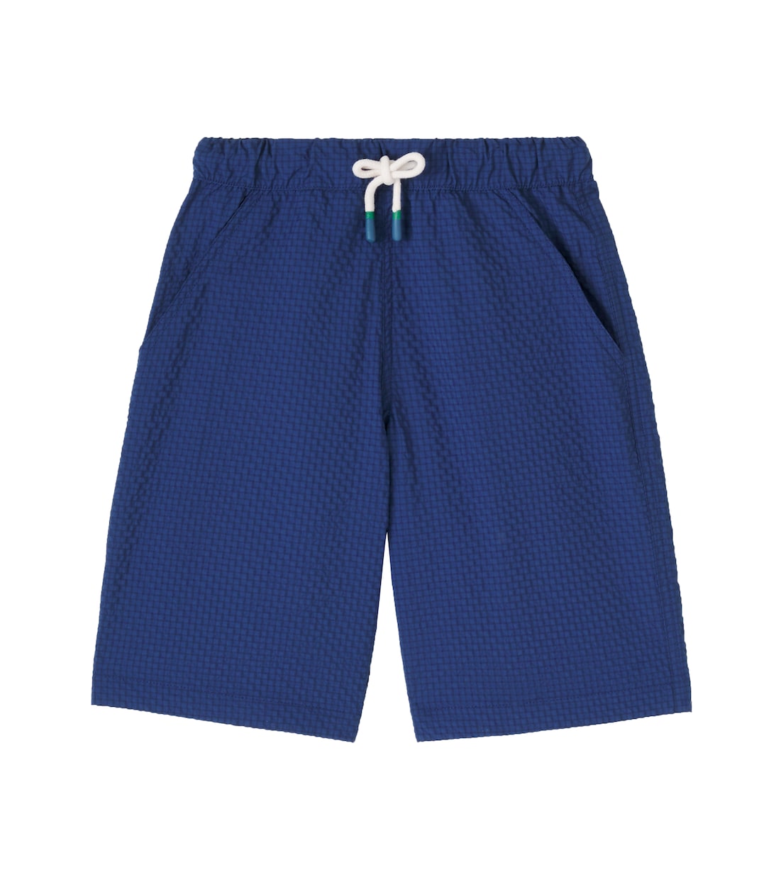 Ethan checked patch-appliqué shorts | Bonpoint