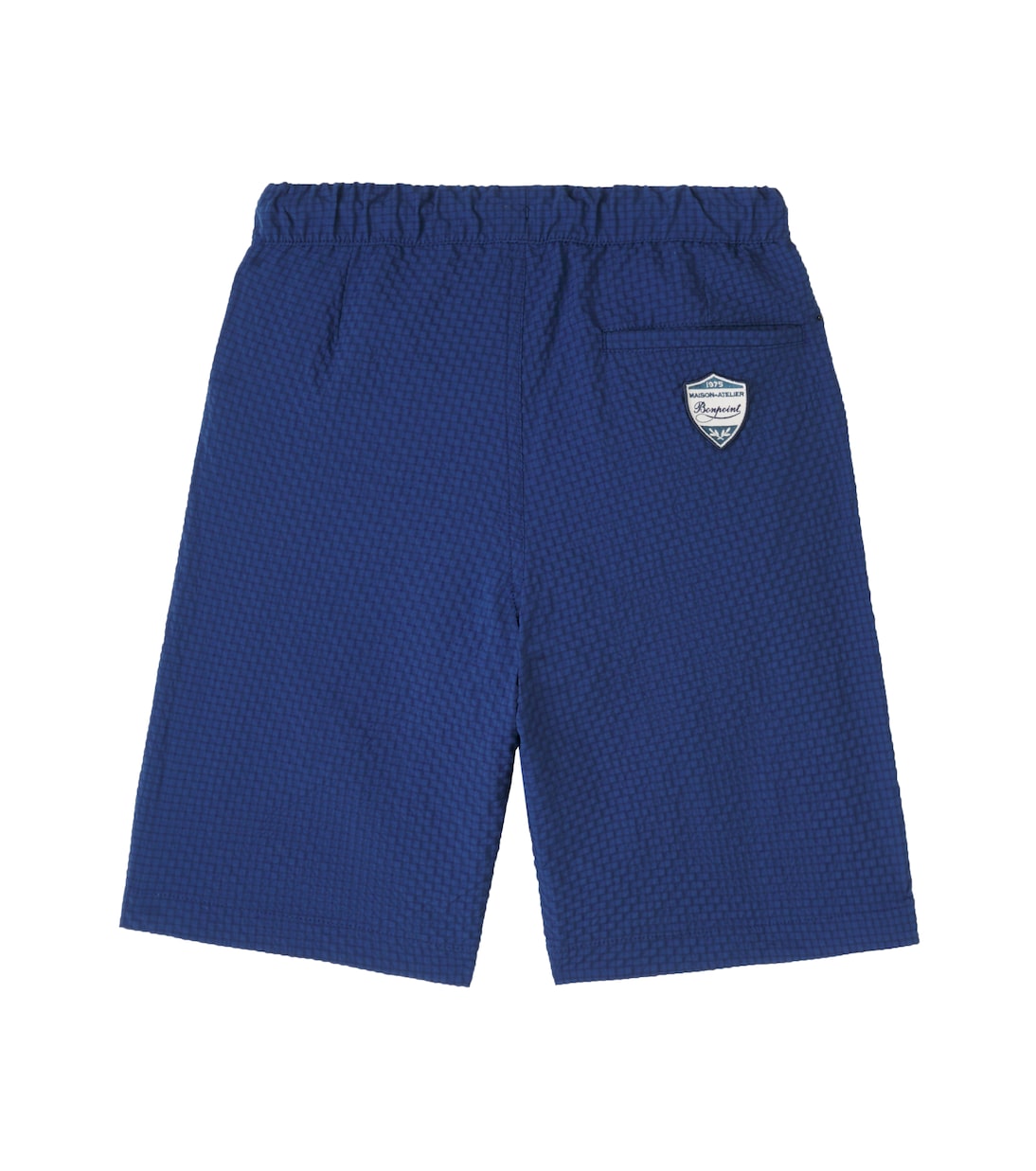 Ethan checked patch-appliqué shorts | Bonpoint