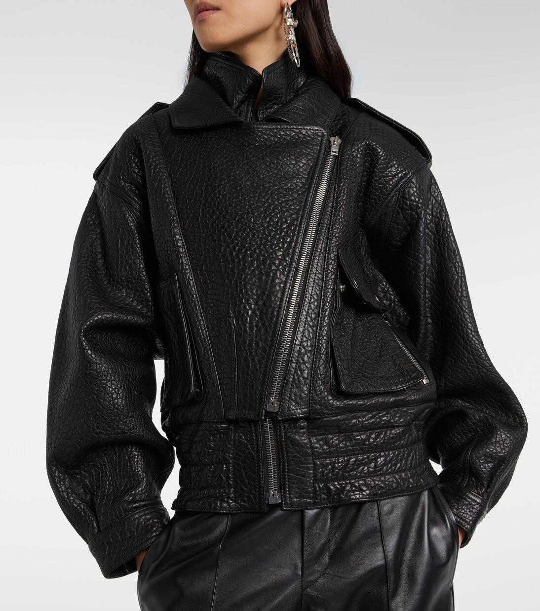 Aneli leather biker jacket | Isabel Marant