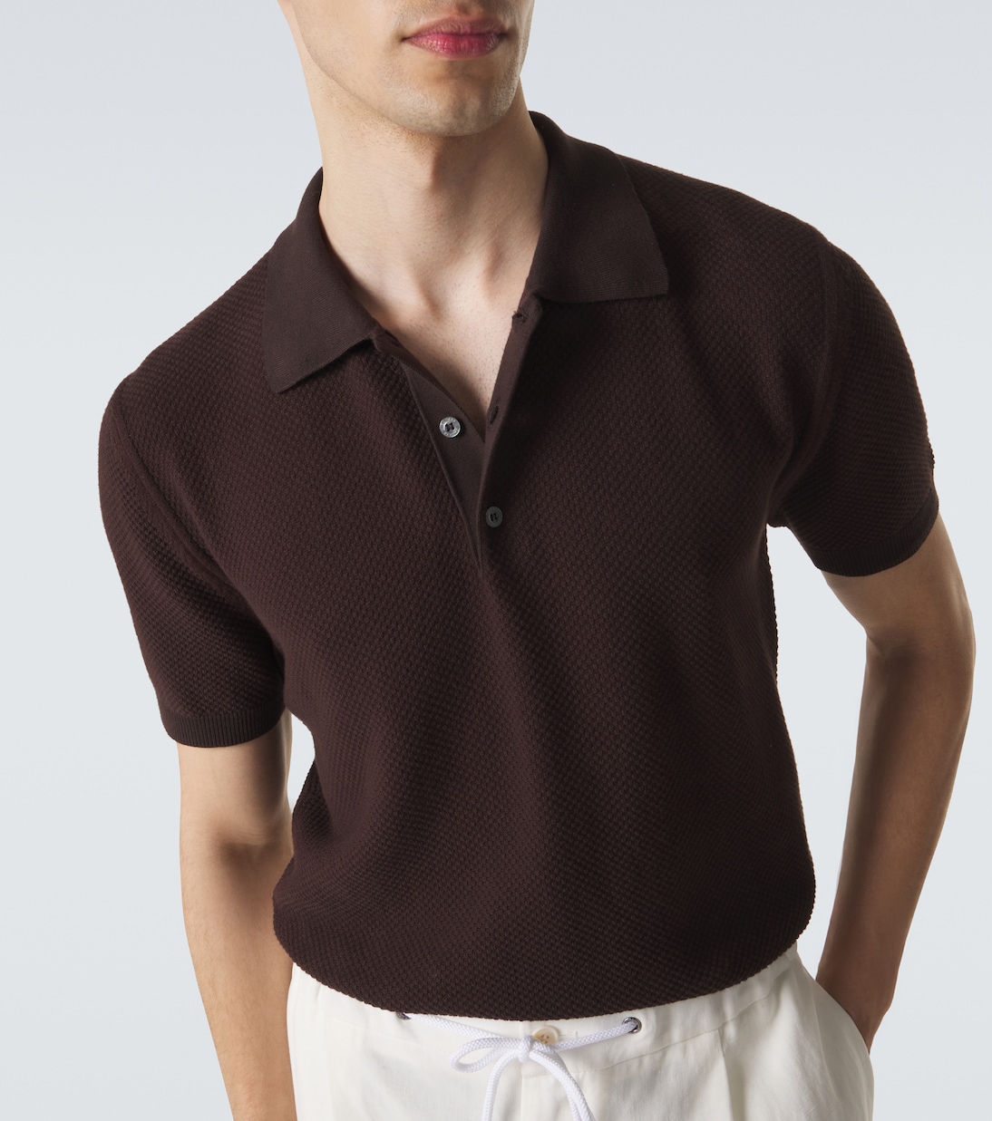 Cotton polo shirt | Canali