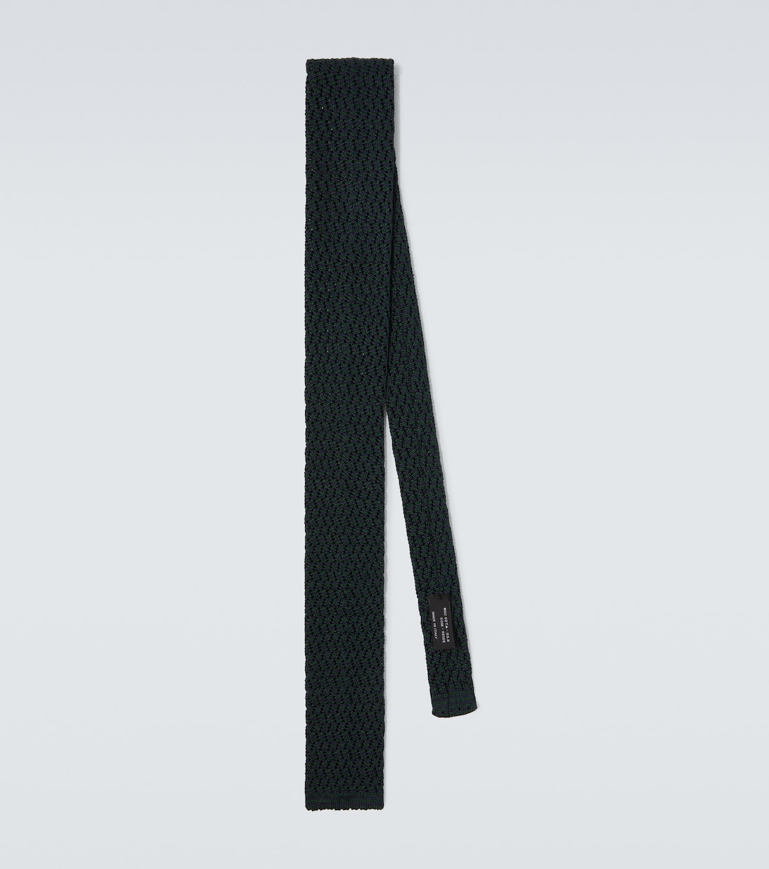 Knitted silk tie | Rubinacci