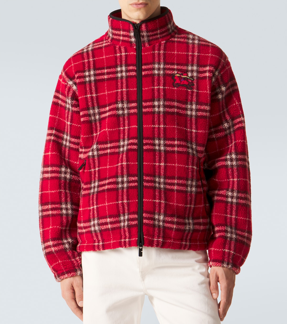 Burberry Check wool-blend jacket | Burberry